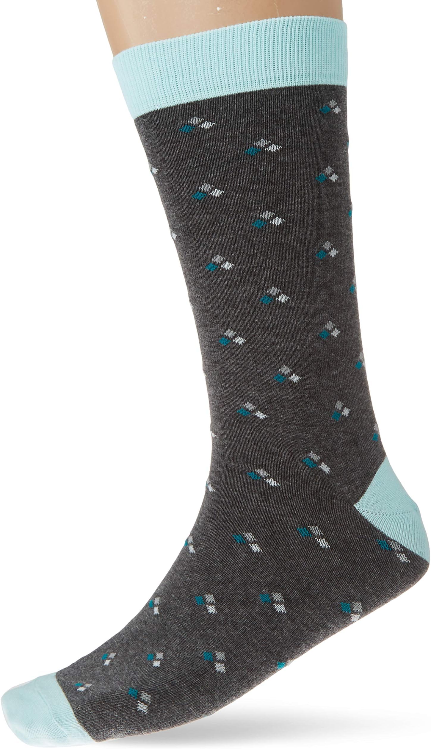 Men's Calcetin Microcuadros Alg Ankle Socks