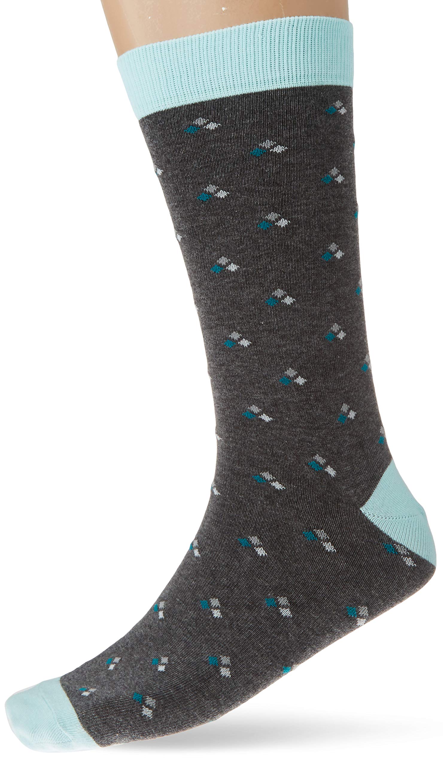 Men's Calcetin Microcuadros Alg Ankle Socks