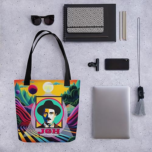Miniatura 6 de Venezuela Bolso Tote Bag Reutilizable Bolsa de Compras con Diseño Doctor José Gregorio Hernández, Blanco