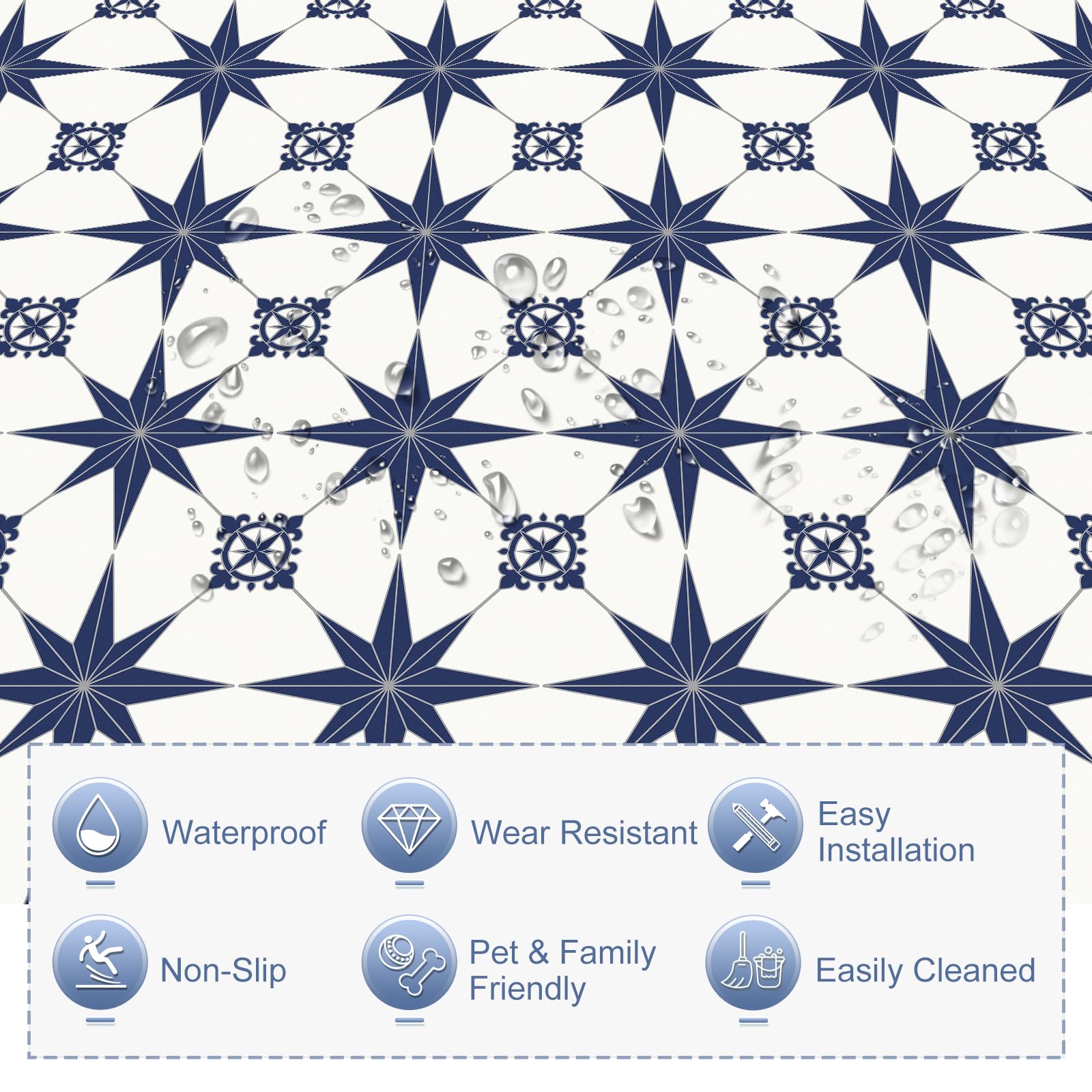 Snapklik.com : MORCART Peel And Stick Floor Tile, Self-Adhesive DIY ...