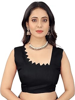 BARKIYA CREATION Women's Embroidered Work Net Fabric Saree With Unstitched Blouse Piece (Black)