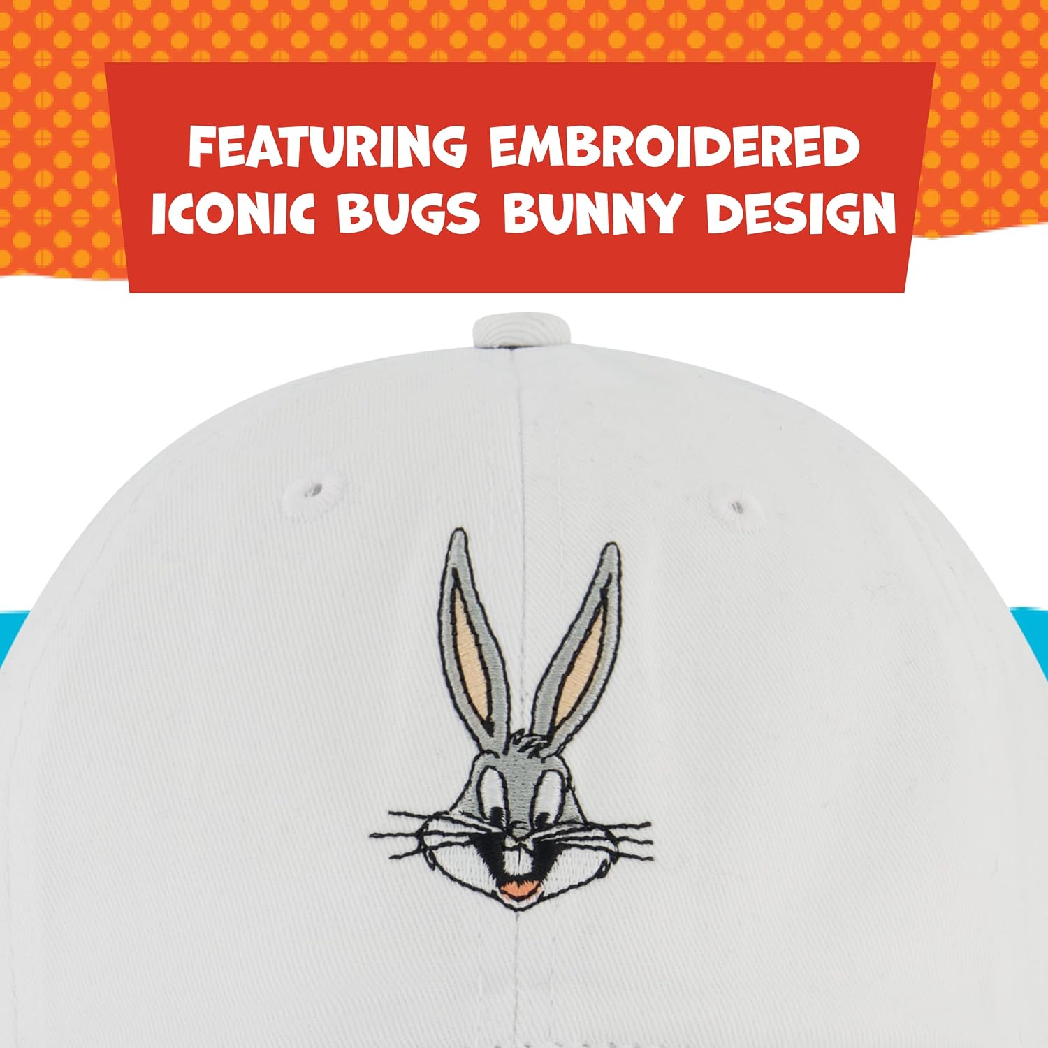 Concept One Unisex-Adult Looney Tunes Baseball Cap, Adult Adjustable Cotton Dad Hat with Curved Brim for Men and Women