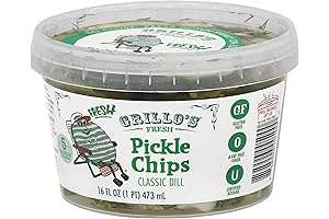 Grillo's Pickles Classic Dill Pickle Chips: A Tangy Treat for Pickle Aficionados