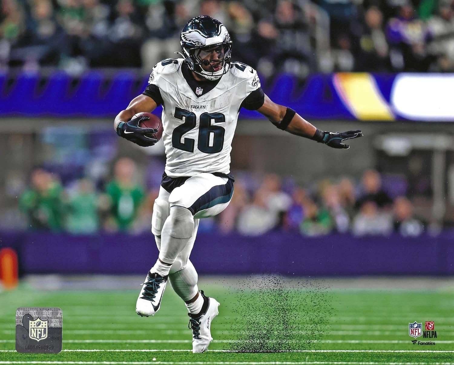 Philadelphia Eagles Saquon Barkley RunningFor Daylight 8x10 Photo Poster. - Valentines Day Birthday Fathers Day Or Christmas Gifts For Men Dad And Husband