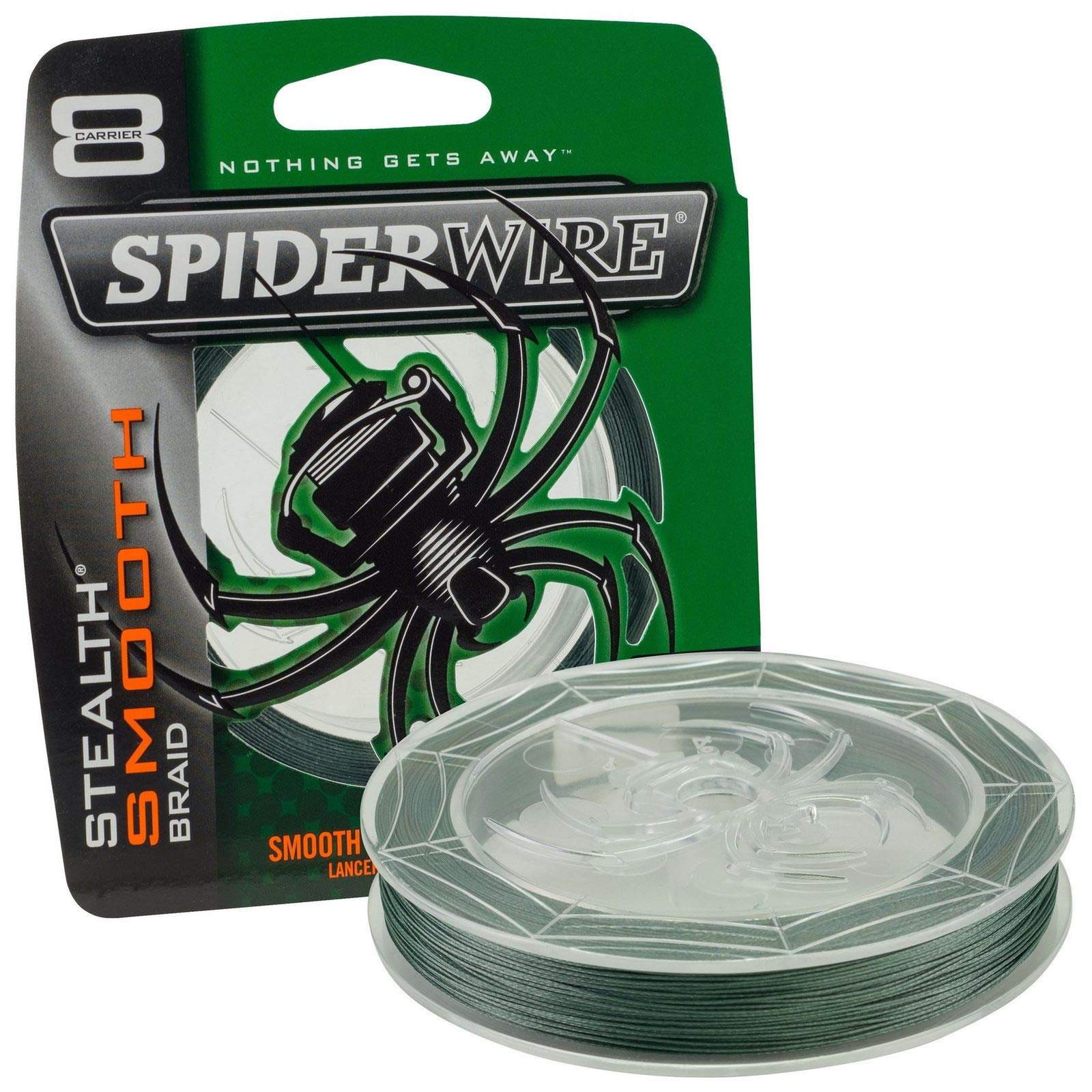 Tresse Spiderwire Stealth Smooth 8 Brins 150M Moss Green - 0,19Mm - 18Kg - 1515227