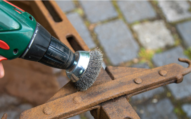 Image of 2 Inch Wire Cup Brush Set for Drill - 1 /4 Inch Round Shank Abrasive Wire Cup Brush - Stainless Steel Crimped Carbon Steel Brush for Rust,Cleaning,Deburring,Removing Paint