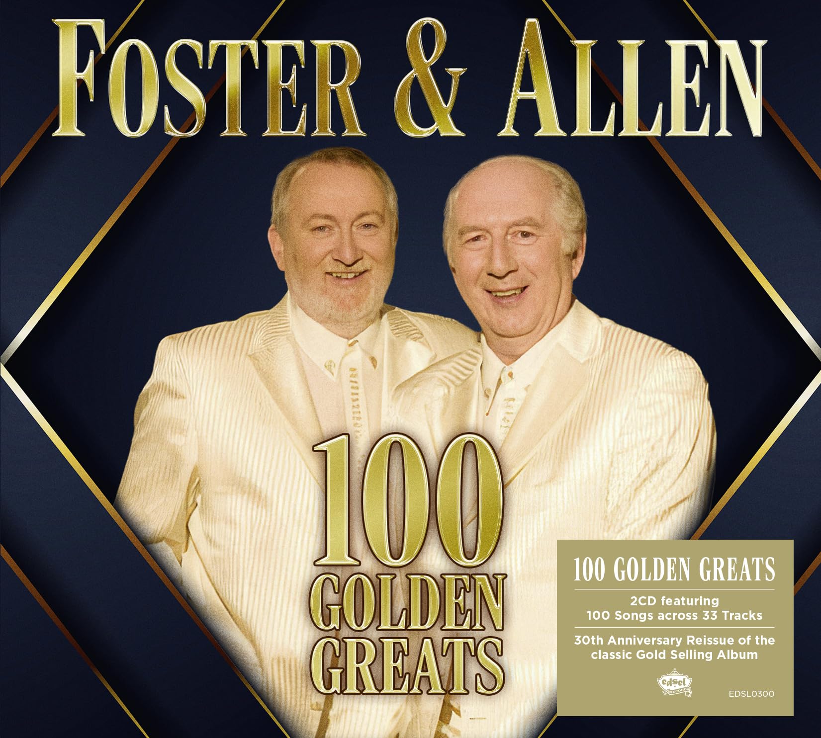 Foster and Allen - 100 Golden Greats (Edsel) 2CD Album - Pre-sale