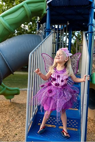 Miniatura 4 de Little Adventures Alas de hadas de flor púrpura