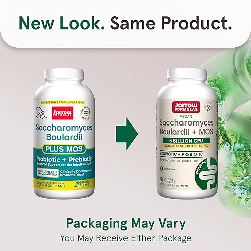 Miniatura 2 de Suplemento de Jarrow Formulas Sacharomyces boulardii y MOS SAC individual 1 1