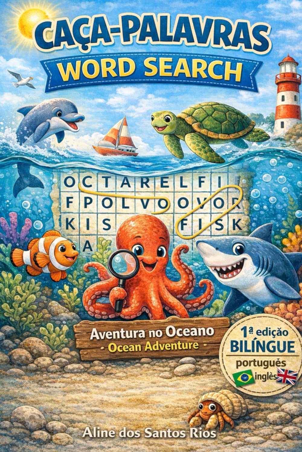 Caça-Palavra / Word Seach: Aventura no Oceano / Ocean Adventure