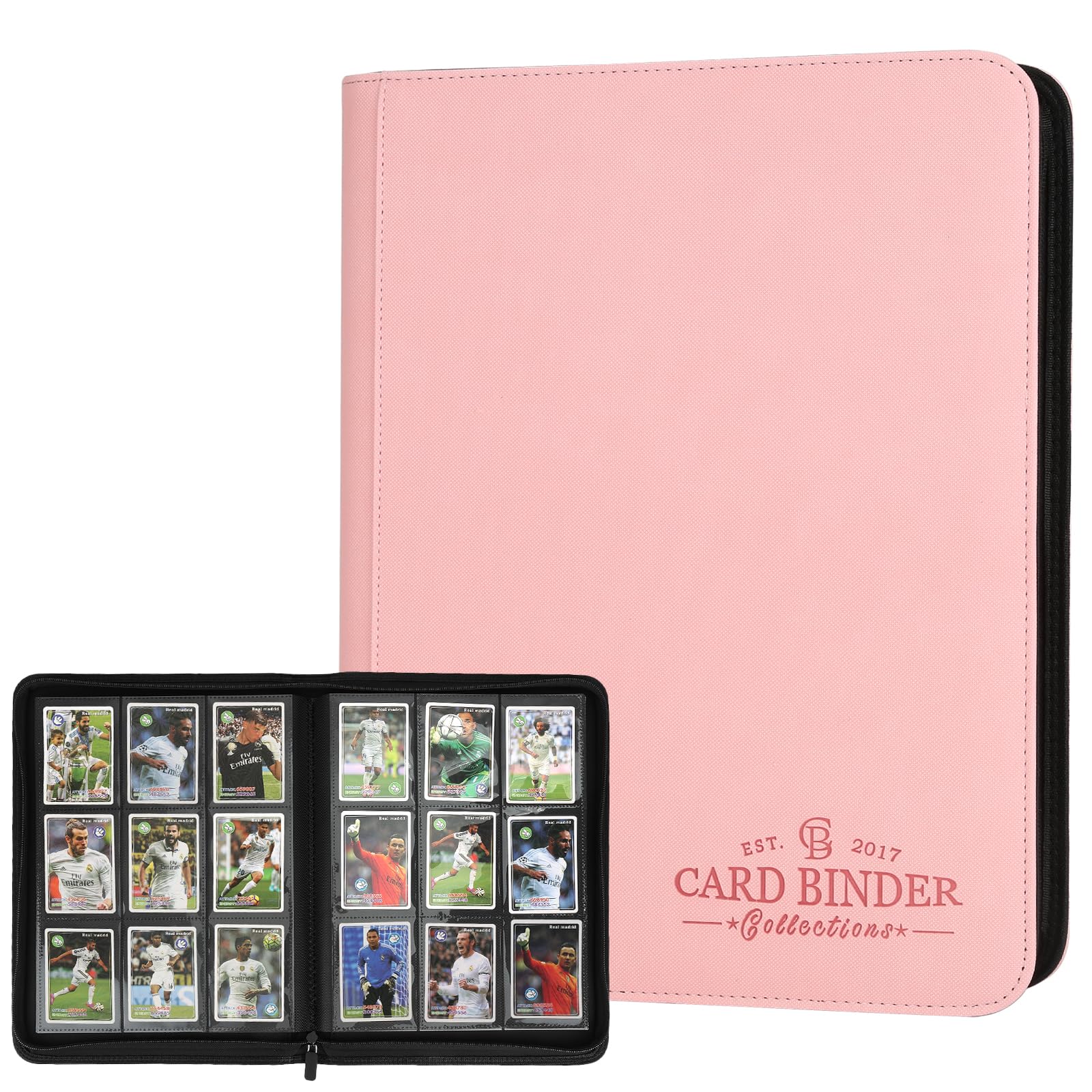 Trading Card Binder, Card Collection Binder Album Folder with 540 Side Loading Pockets, 9 Pocket Trading Card Album Folder for TGC,MTG, Baseball Cards, Yugioh