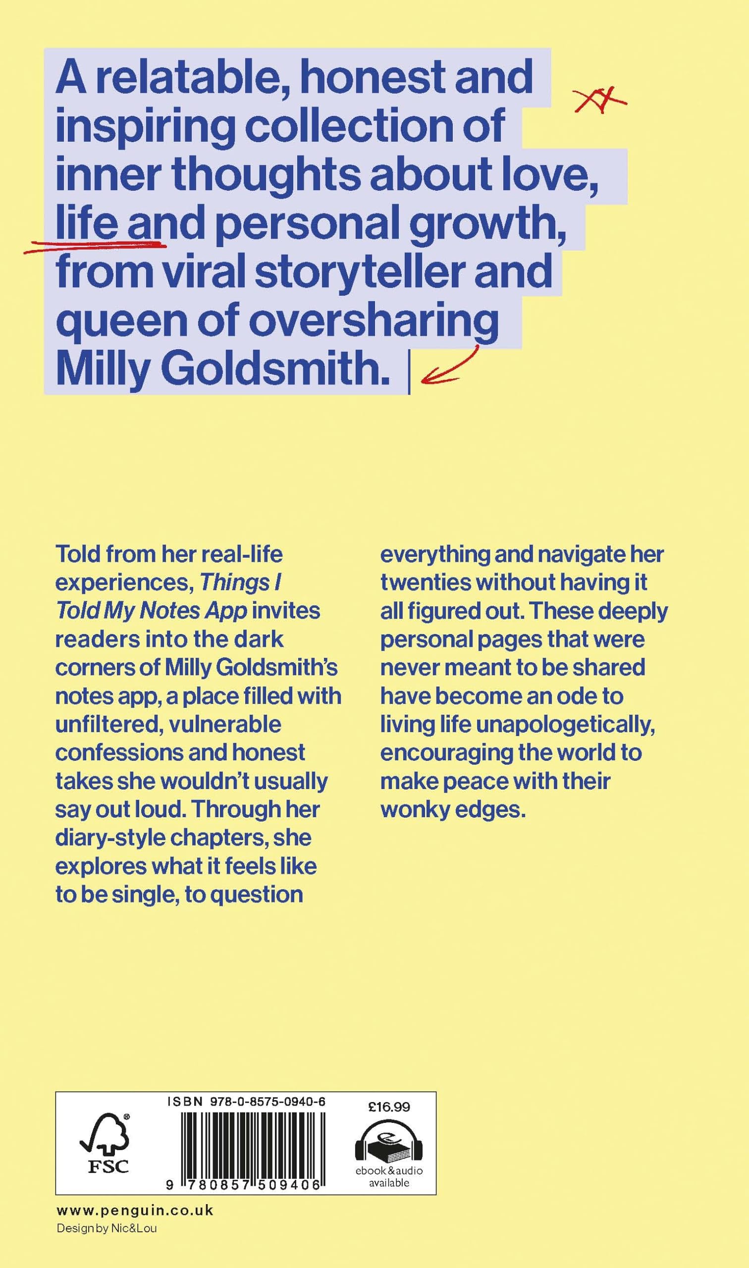 Things I Told My Notes App: The Funny And Candid Guide To Living Your Best Life From the Gen - Z Bridget Jones