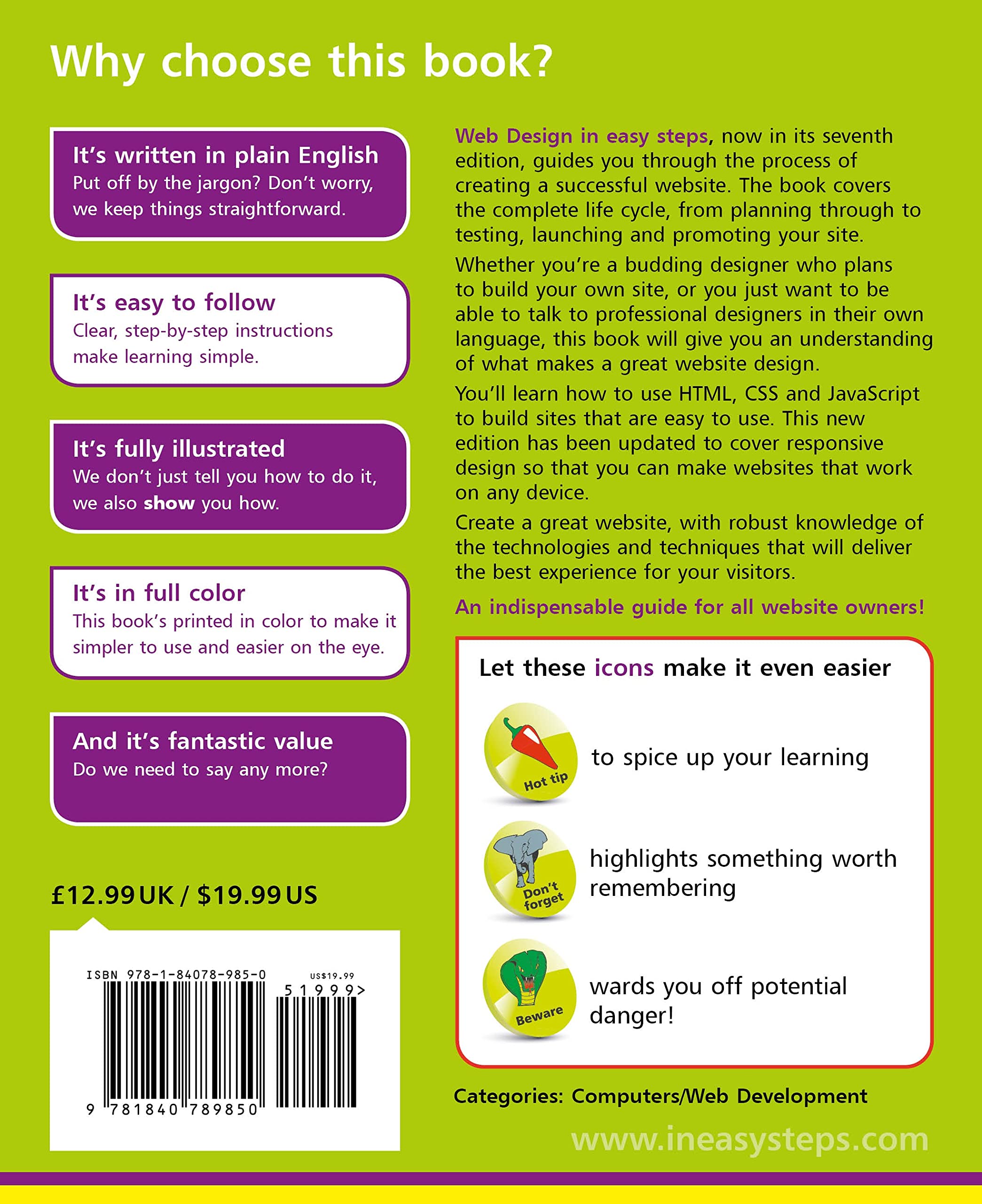 Web Design in easy steps