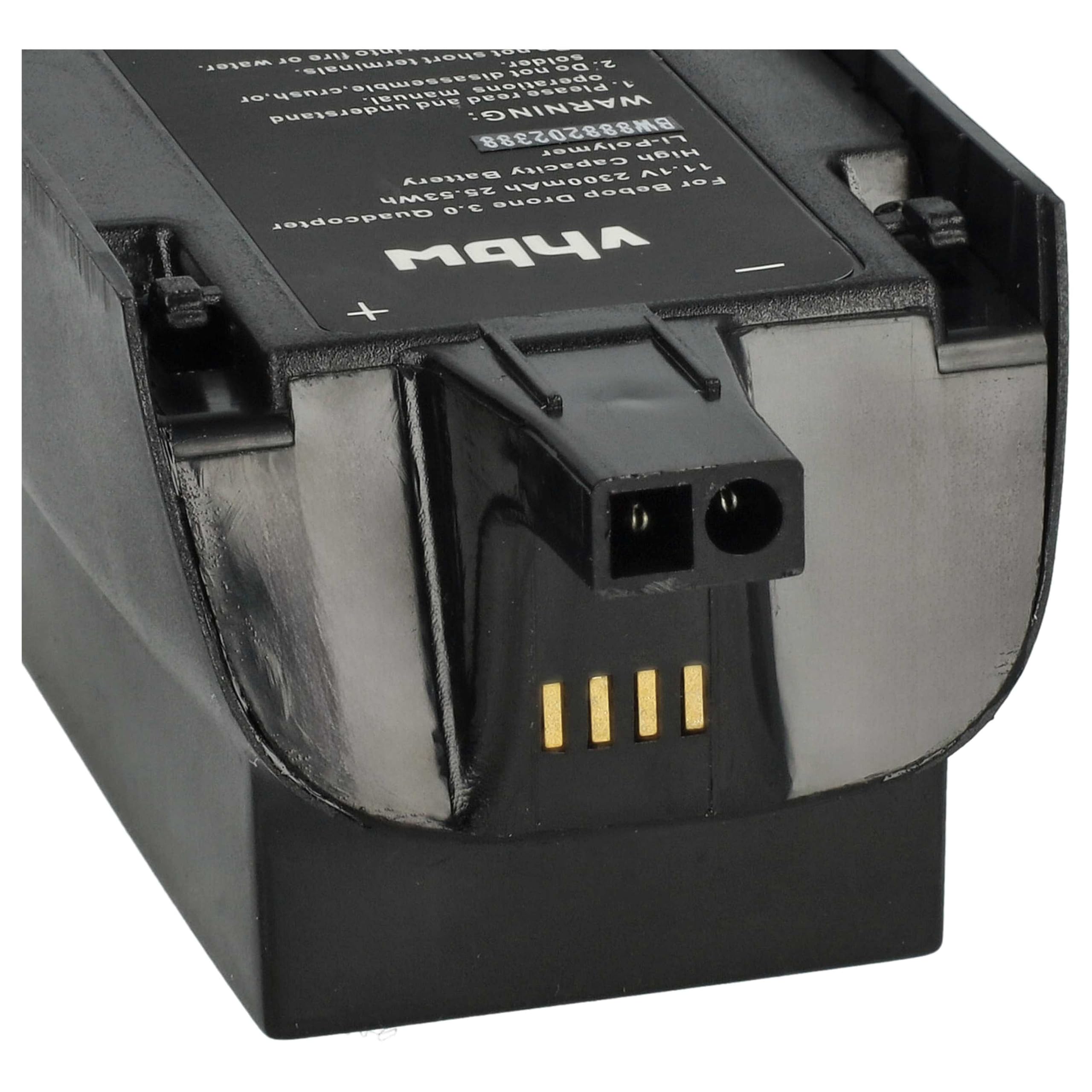 vhbw batteria compatibile con Parrot Bebop 3.0 Skycontroller, 3,0 drone quadricottero multicottero (2300mAh, 11,1V, Li-Poly)
