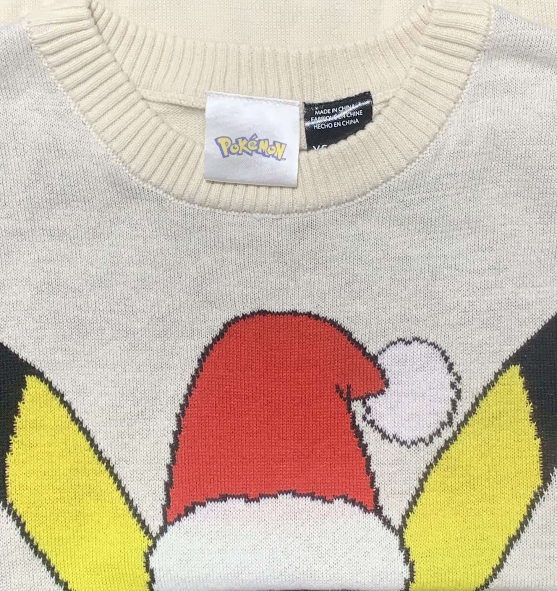 Pokemon Maglione da ragazzo Pikachu Holiday Lights
