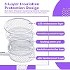 Electric Fly Zapper, 1200mAh 3000V Rechargeable Bug Zapper Racket, Handheld & Standing Foldable Electric Fly Swatter Insect Zapper Racket for Indoor Outdoor Camping