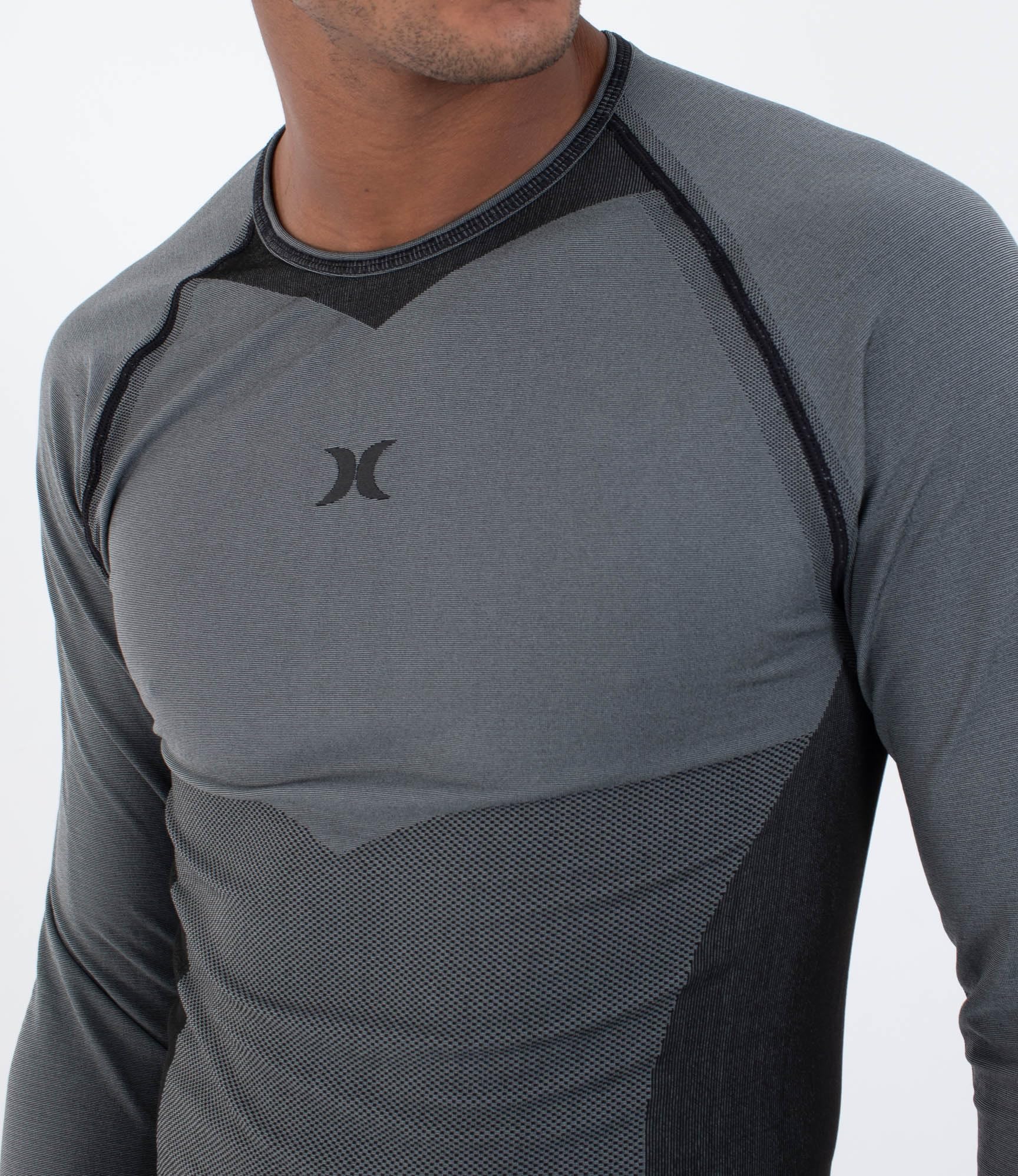 Hurley Men's Thermal Shirt - Heat Carbon Camiseta Hombre