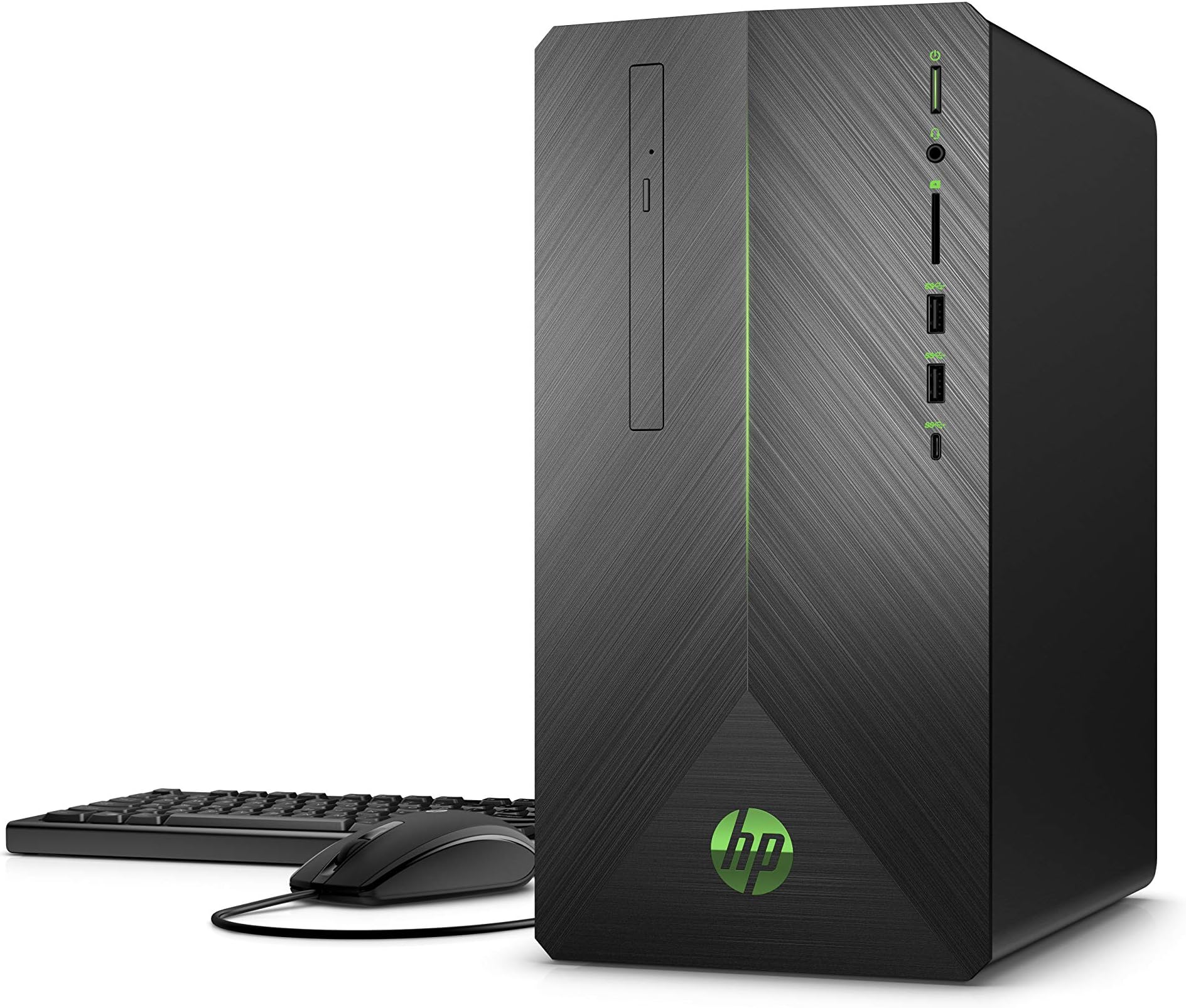 HP Pavilion 690 Ryzen 5 2400G 8GB 1TB NVIDIA GTX 1050 Gaming Desktop (Renewed)
