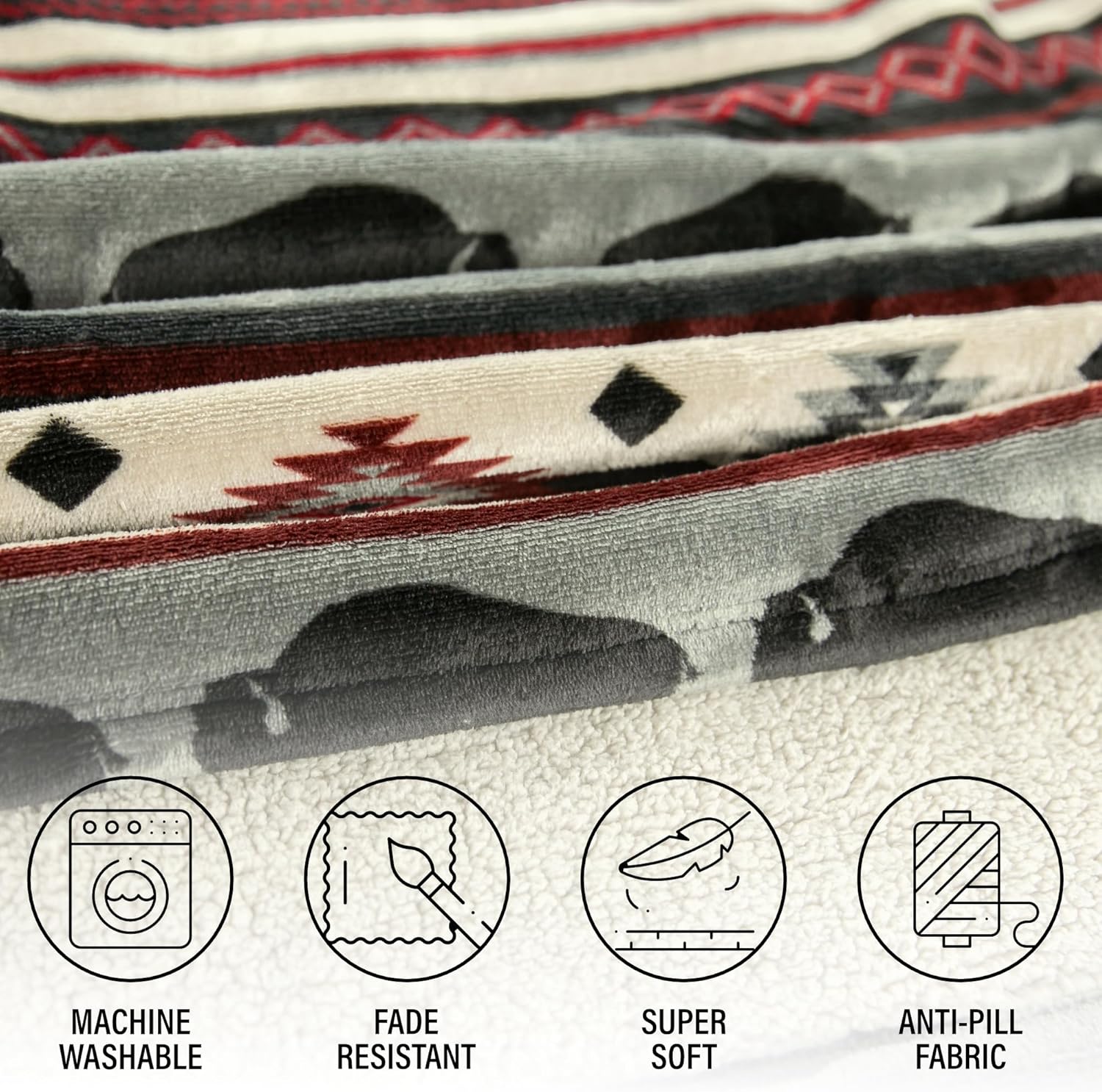 LazyOne Oversized Blanket Hoodie, Oversized Hoodies for Women and Men, One Size Fits All Wearable Blankets - Image 5