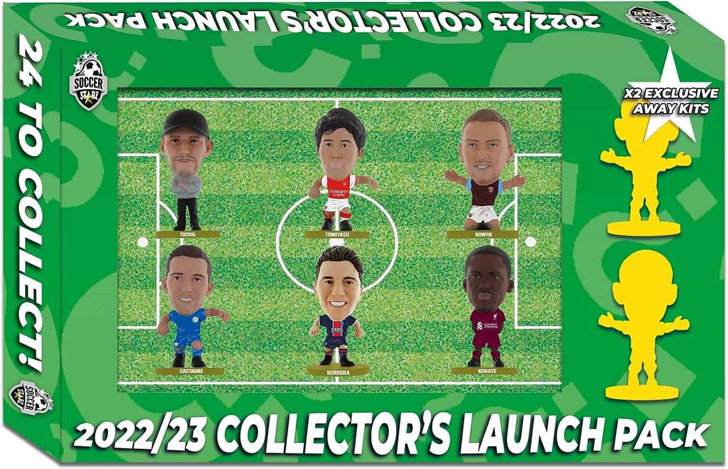 Amazon.com: SoccerStarz - 8 Figure Launch Pack (Green Pack) 2022
