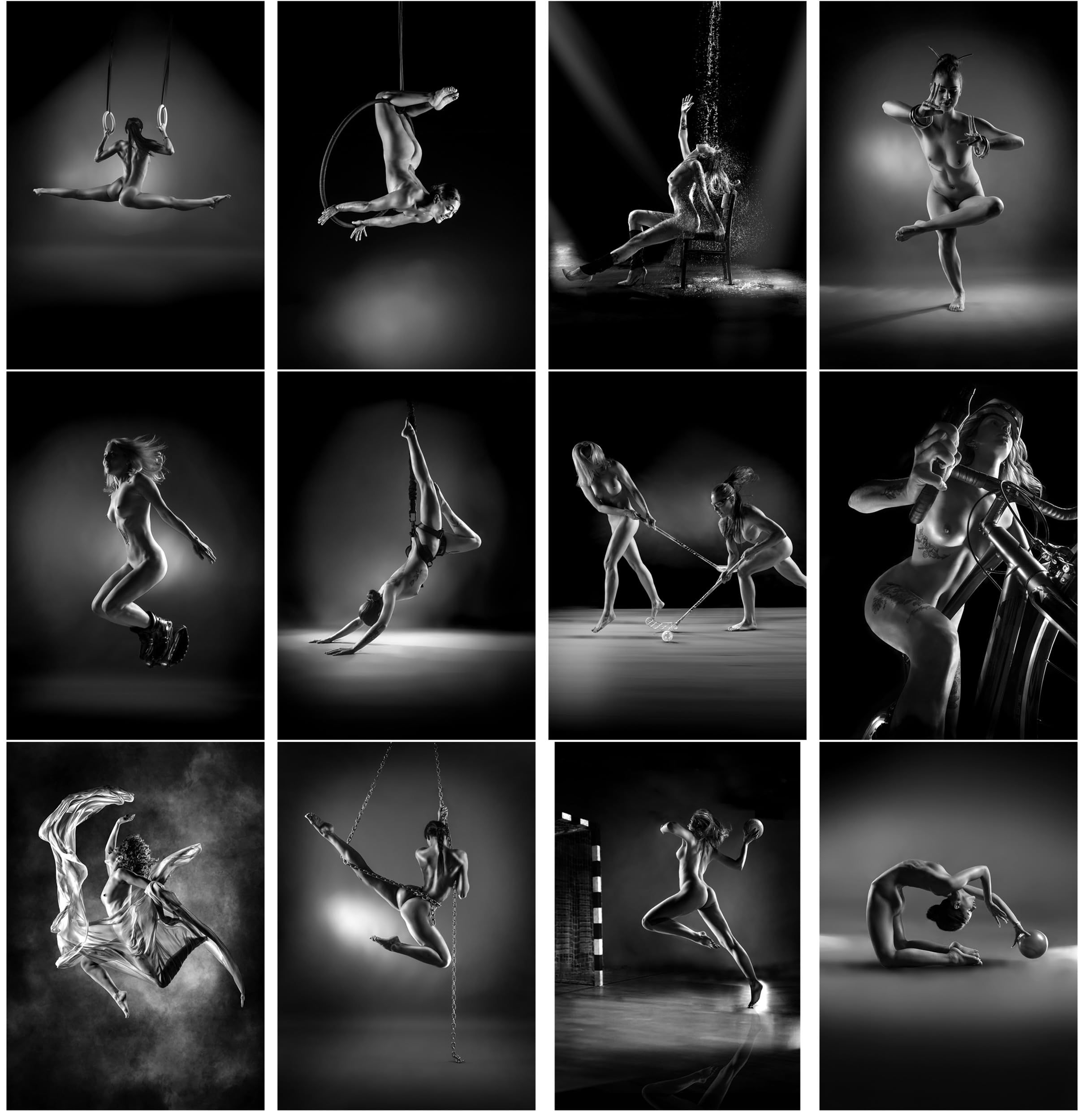 SEMESTERAKTE 2025: 25 Kunstakte zum Thema Sport - A2 Wandkalender (Semesterakte: Sport)