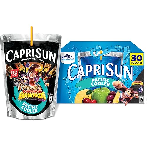 Capri Sun Pacific Cooler Mixed Fruit Flavored Juice Drink Blend, 30 ct Box, 6 fl oz Pouches