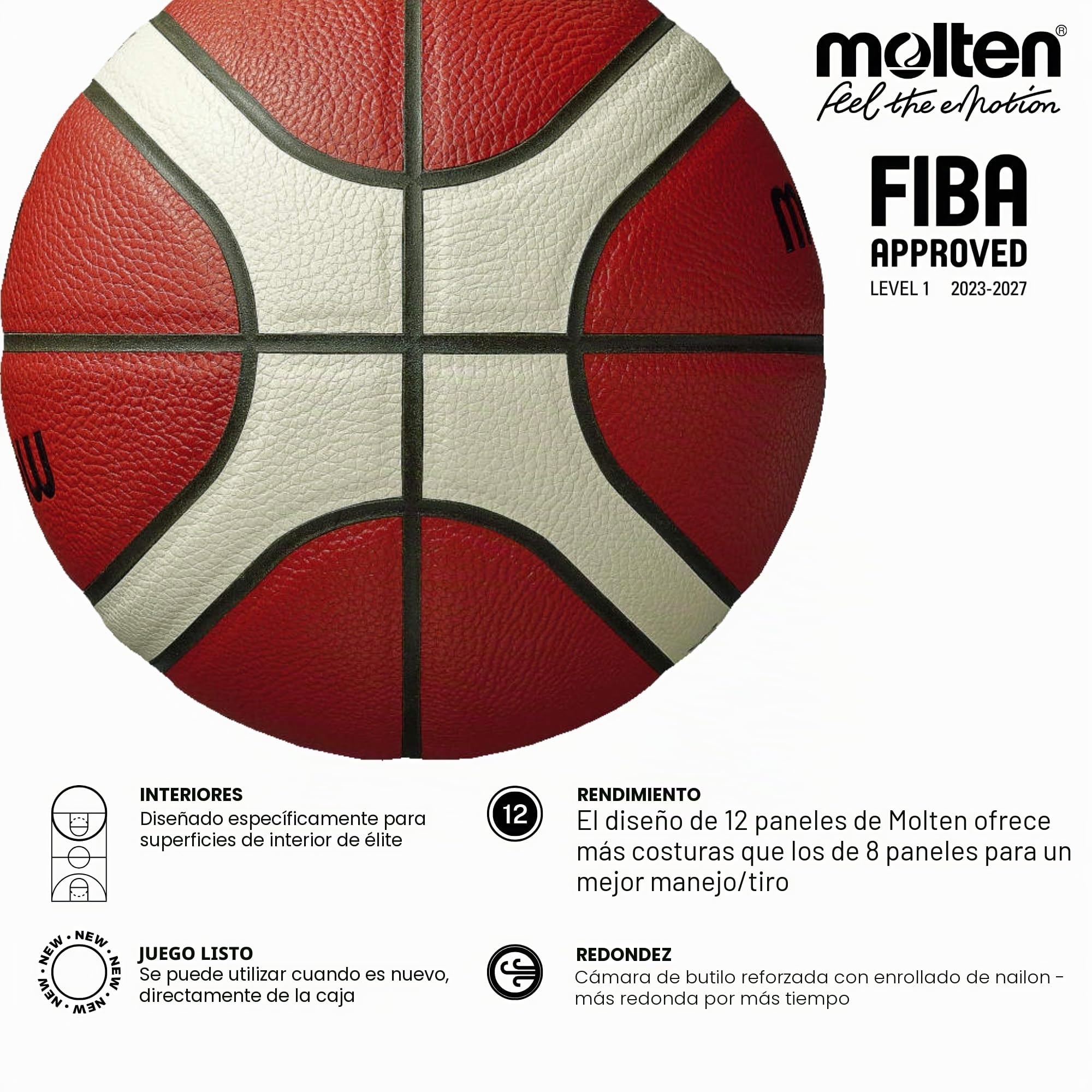 Molten BG3800 Fiba Approved Basketball