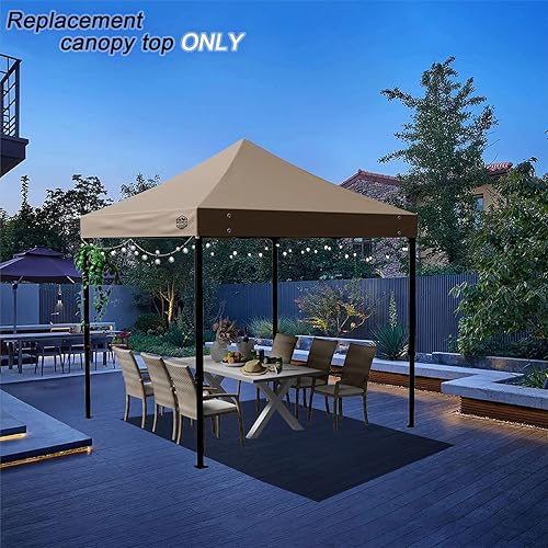 Miniatura 5 de Toldo desplegable de repuesto de 10 x 10, toldo de repuesto de 10 x 10 pies, impermeable, protección UV, cubierta de tienda de campaña para