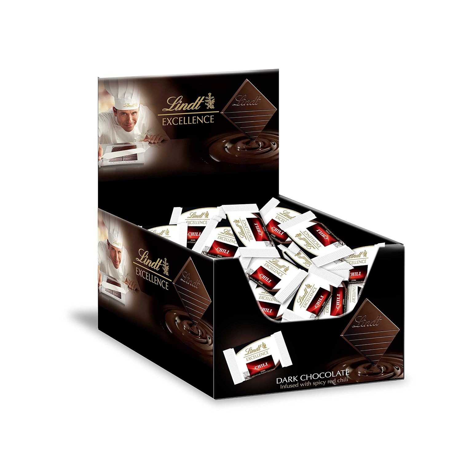 Lindt EXCELLENCE Chili Chocolate Diamonds 60ct Box