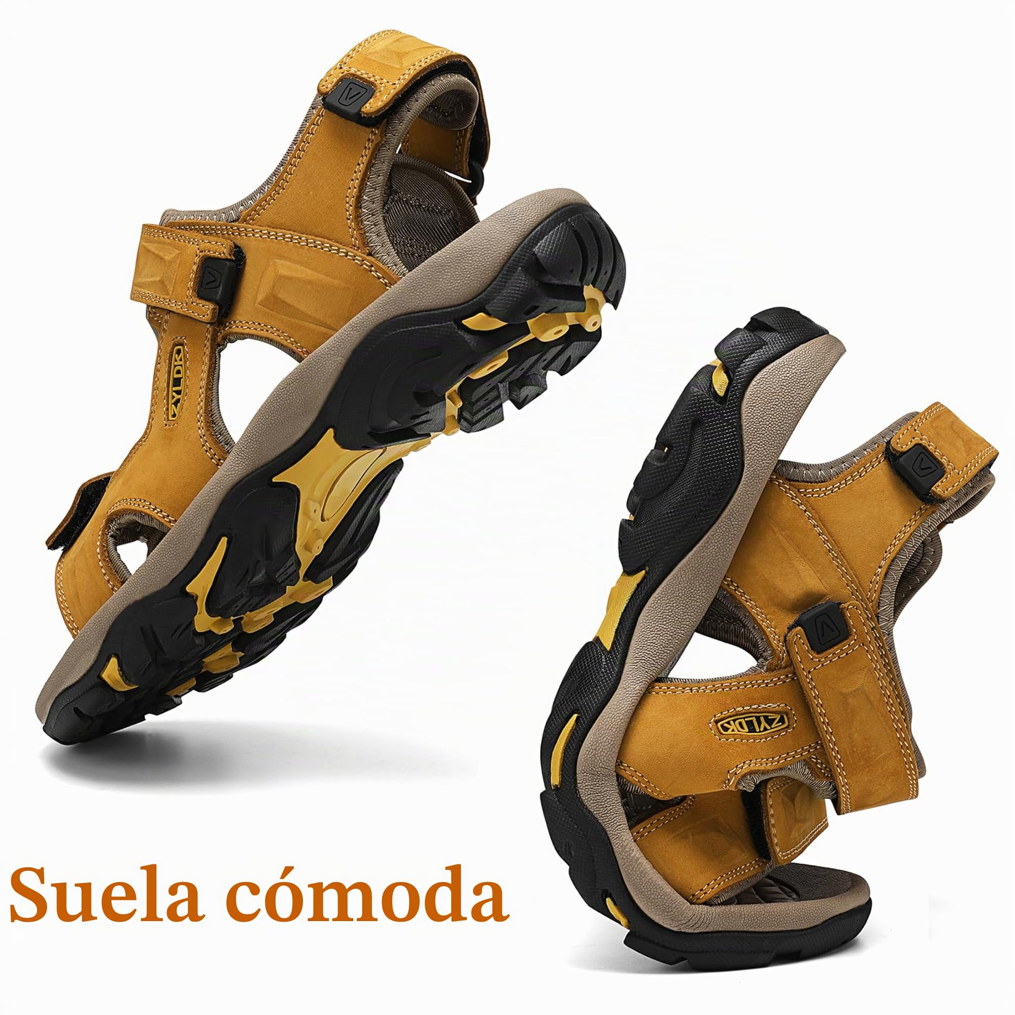 Sandalias de Senderismo para Hombres Verano Exterior Deportivas Zapatos de Montaña Sandalias de Playa Antideslizante Trekking