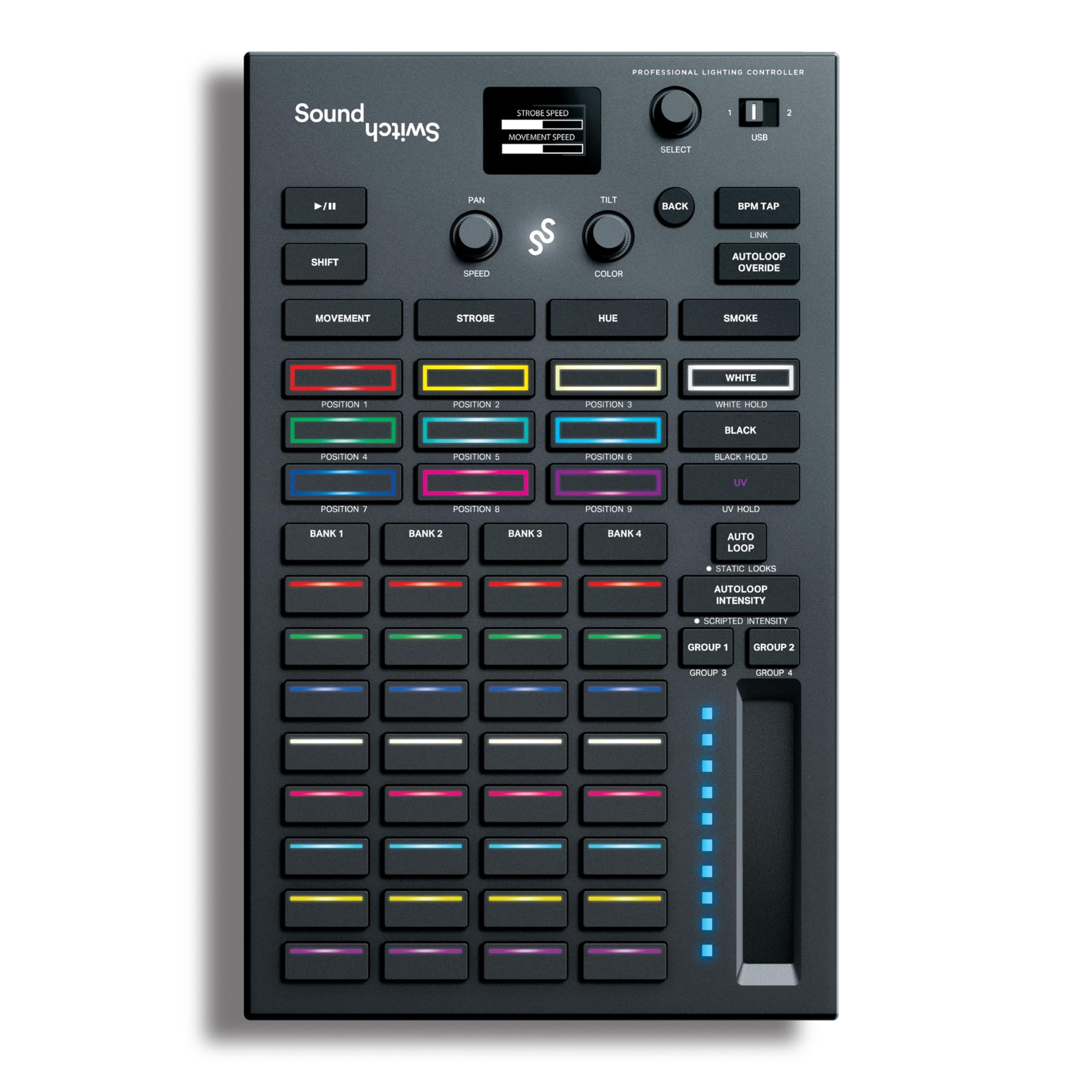 Sound Switch MIDIコントローラー　 ControlOne(美品) Amazon.co.jp: SoundSwitch DMX DJステージ照明用コントローラー