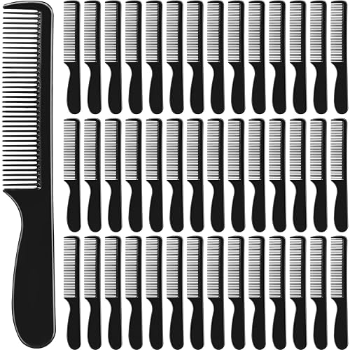 100 peines a granel de 6.9 pulgadas envueltos individualmente, desechables, mango largo, de plástico, negro, adecuado para personas sin hogar, disponible en Yaxa Costa Rica