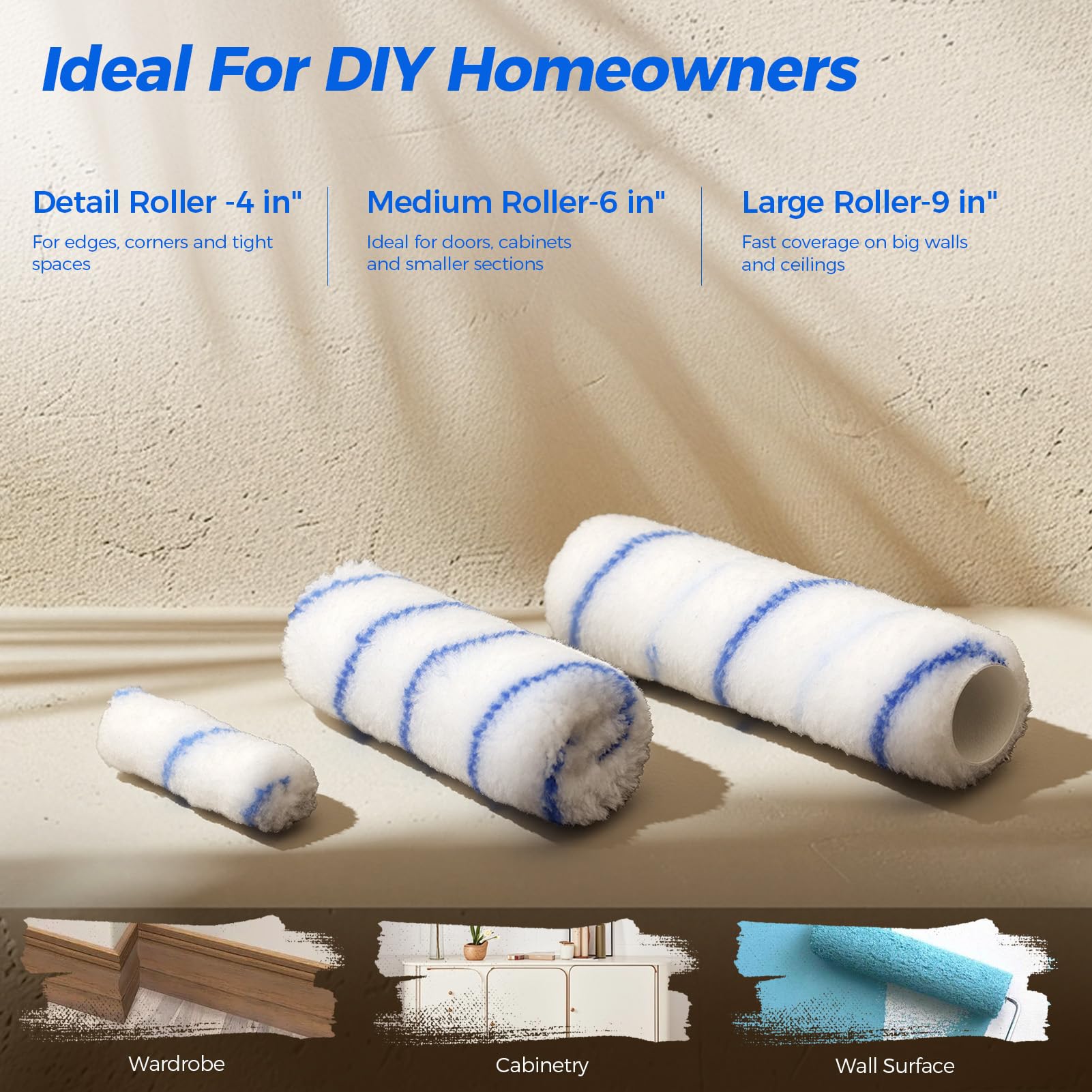 Paint Roller Kit - DIY Home Painting -8 Paint Roller Kit - DIY Home Painting -8
