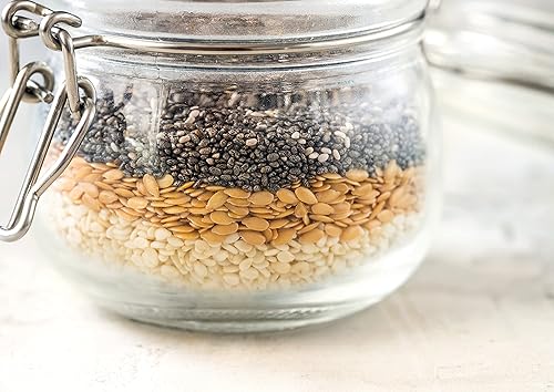 Miniatura 8 de Food to Live Mezcla de semillas orgánicas Omega-3 con lino, chía y sésamo, 1.5 libras de semillas enteras sin OMG, crudas, kosher, veganas. Ricas en