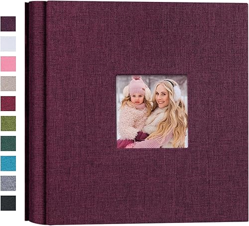 Mublalbum Álbum de fotos pequeño de 4 x 6 pulgadas, 200 fotos, cubierta de lino, libro de fotos con 200 bolsillos horizontales para boda, familia, disponible en Yaxa Guatemala