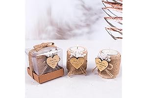 HTF Pack of 10 Wood Tealight Candle Holder Party Favors
