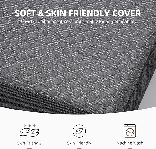 Miniatura 5 de Colchón plegable triple  Colchón plegable para viajes, caravana, campamento, viajes por carretera, habitación de invitados, yoga, colchón de espuma