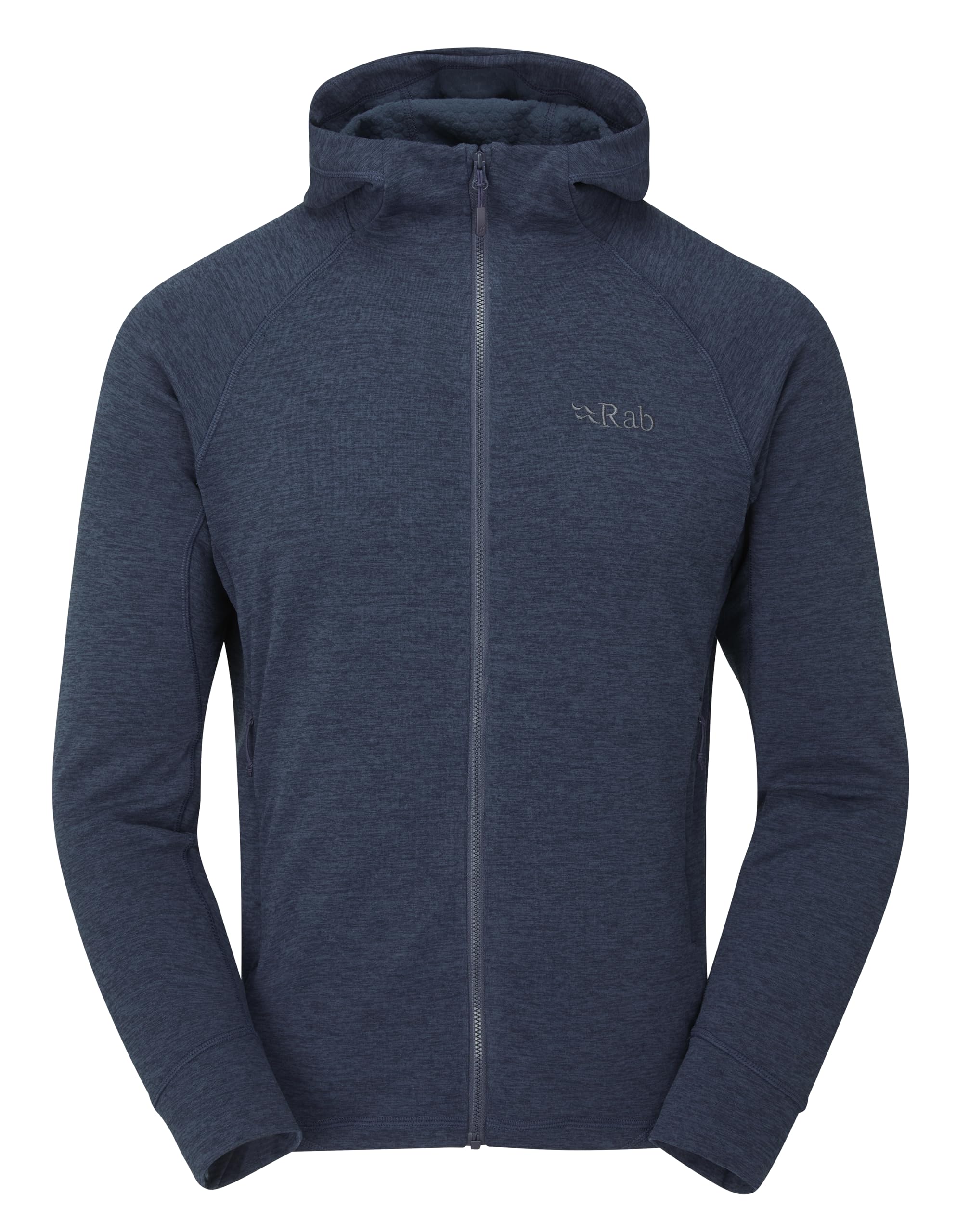 Rab Men's Nexus Hoody - Full-Zip Lightweight Fleece Jacket for Trekking & Climbing - Deep Ink - XX-Large