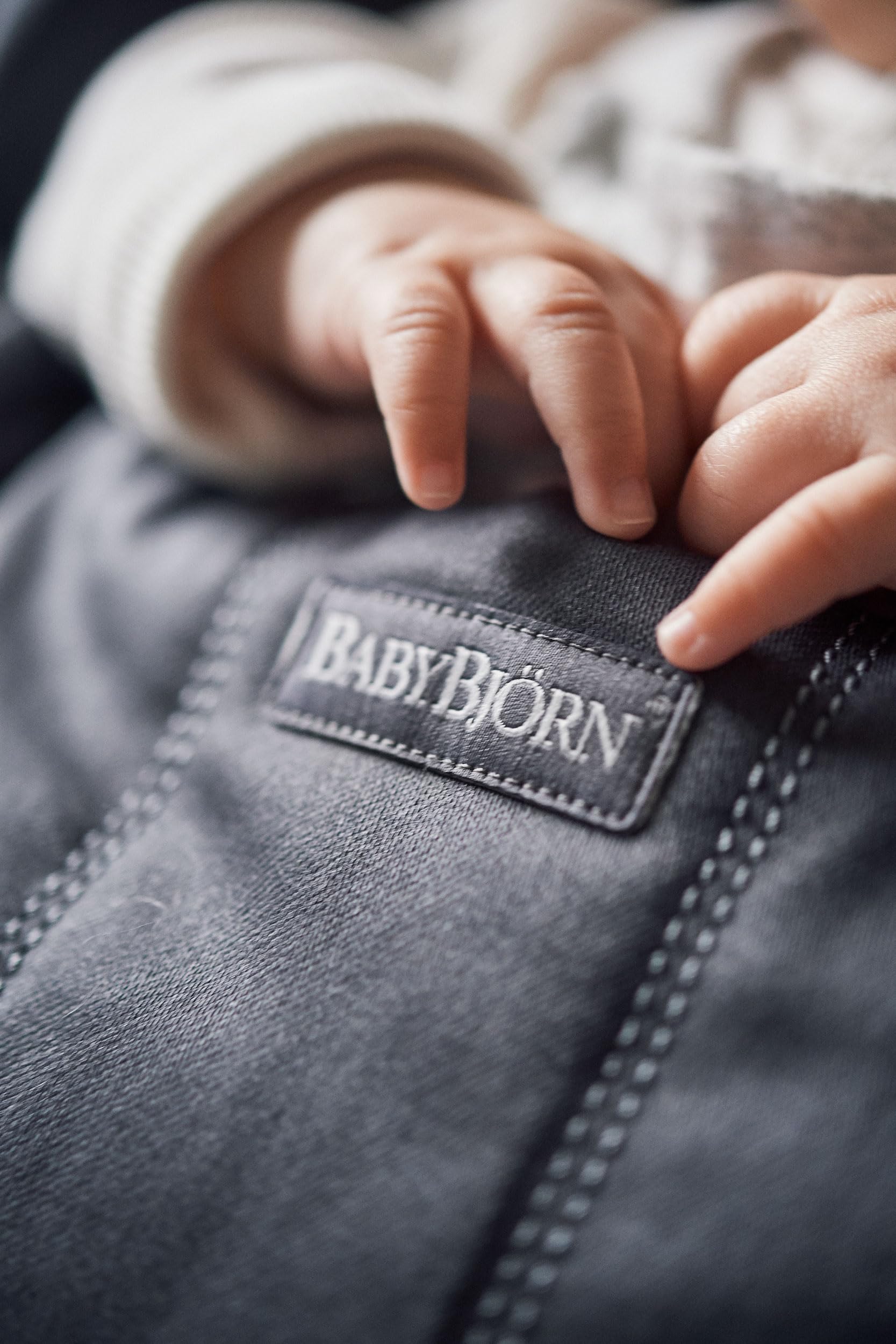 BabyBjörn Transat Bliss, Tissé, Matelassage classique, Anthracite