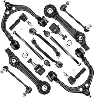 Front Control Arm w/Ball Joint for Chrysler 300 2005-2010, Dodge Challenger 2008-2010, Charger 2006-2010, Magnum 2005-2008, 2WD RWD, Sway Bar End Link Suspension kit Replaces K620177 K620178 14PCS