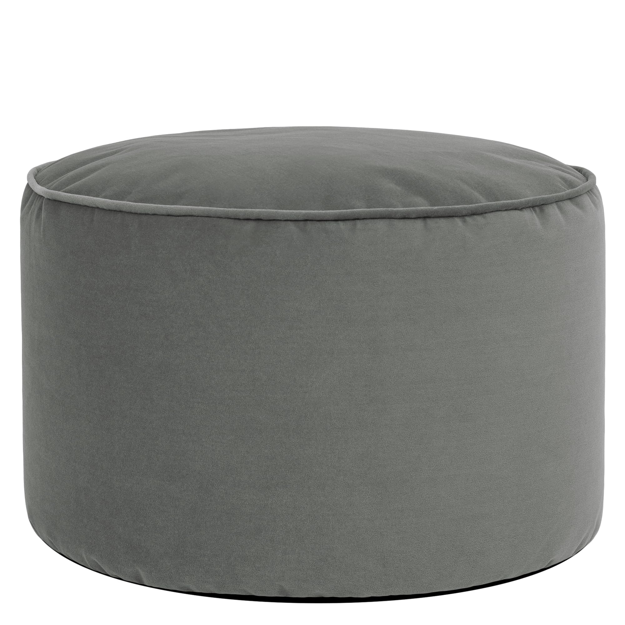 Milano Velvet Bean Bag Pouffe - Large - Midnight Blue - ICON