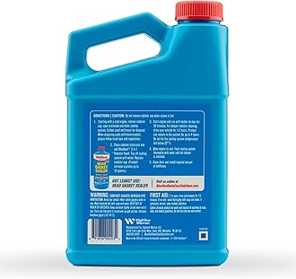 BlueDevil Products 00203 Radiator Flush & Oil Degreaser - 1 Quart