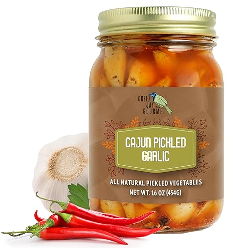 Vista 20 de Green Jay Gourmet Dientes de ajo en escabeche en un frasco – Ajo asiático en escabeche – Bulbos de ajo fresco para cocinar – Ingredientes naturales