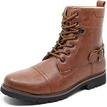 Metrocharm MET525-8 Mens Lace Up Cap Toe Military Combat Work Desert Ankle Boots