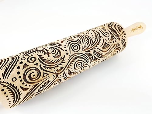 Miniatura 58 de PIN DE RODILLO EN REBOSADO DE NATIVIDAD PARA GALLETAS DE PAN DE JENGIBRE PARA NAVIDAD