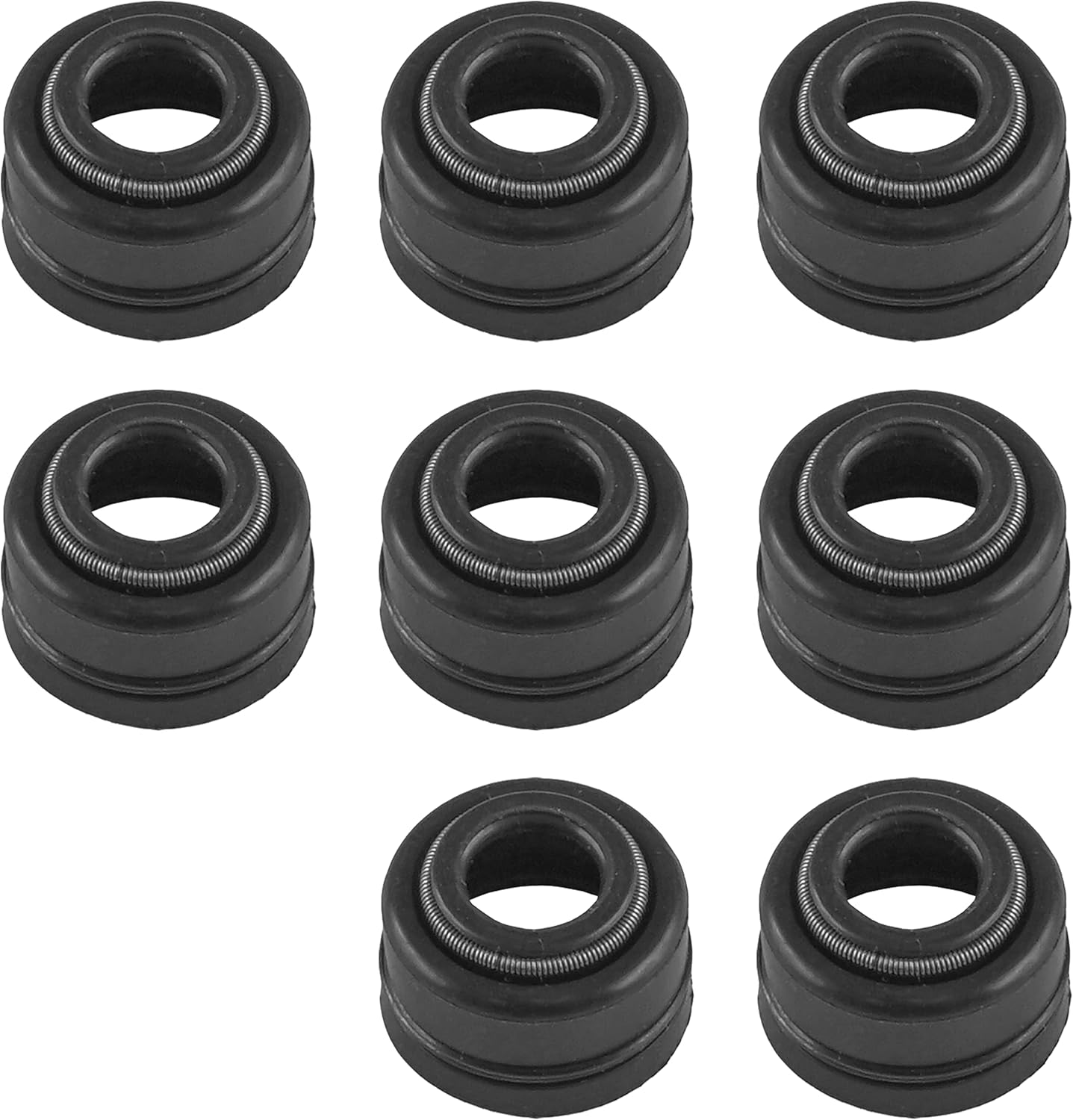 Caltric 8x Seal Valve Stem Compatible with Kawasaki GPz750 1983-1985 / GPz1100 1983-1984/650 CSR 1983
