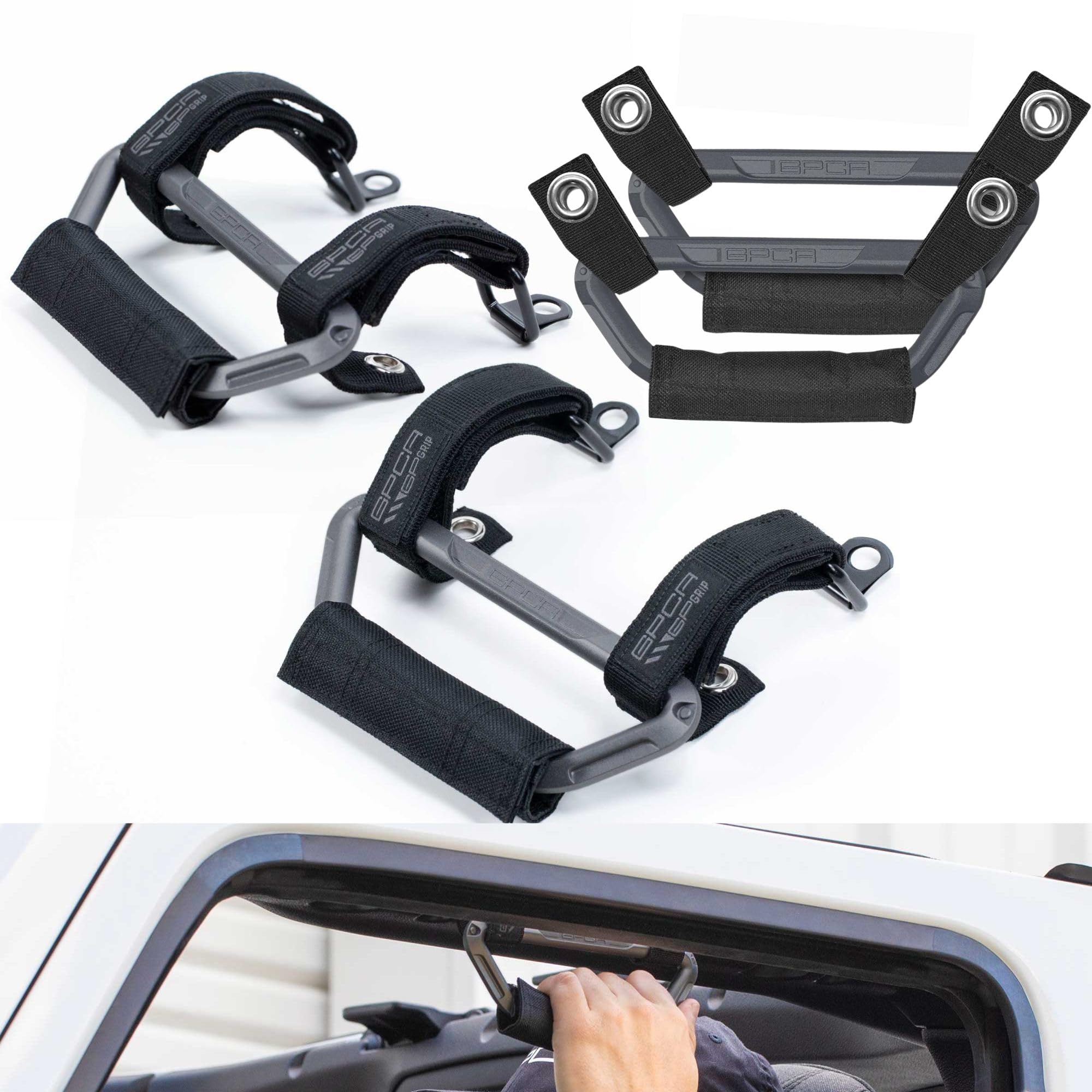 GPCA GP Grip Air Grab Handles, Jeep Wrangler JL/JT/4xe, 2024+