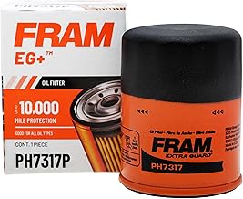 FRAM EG+ PH7317P 10K Mile Change Automotive Replacement Interval Spin-On Engine Oil Filter for Select Vehicle Model Years, Vehicle Engine Protection Oil Filter for Everyday Drivers