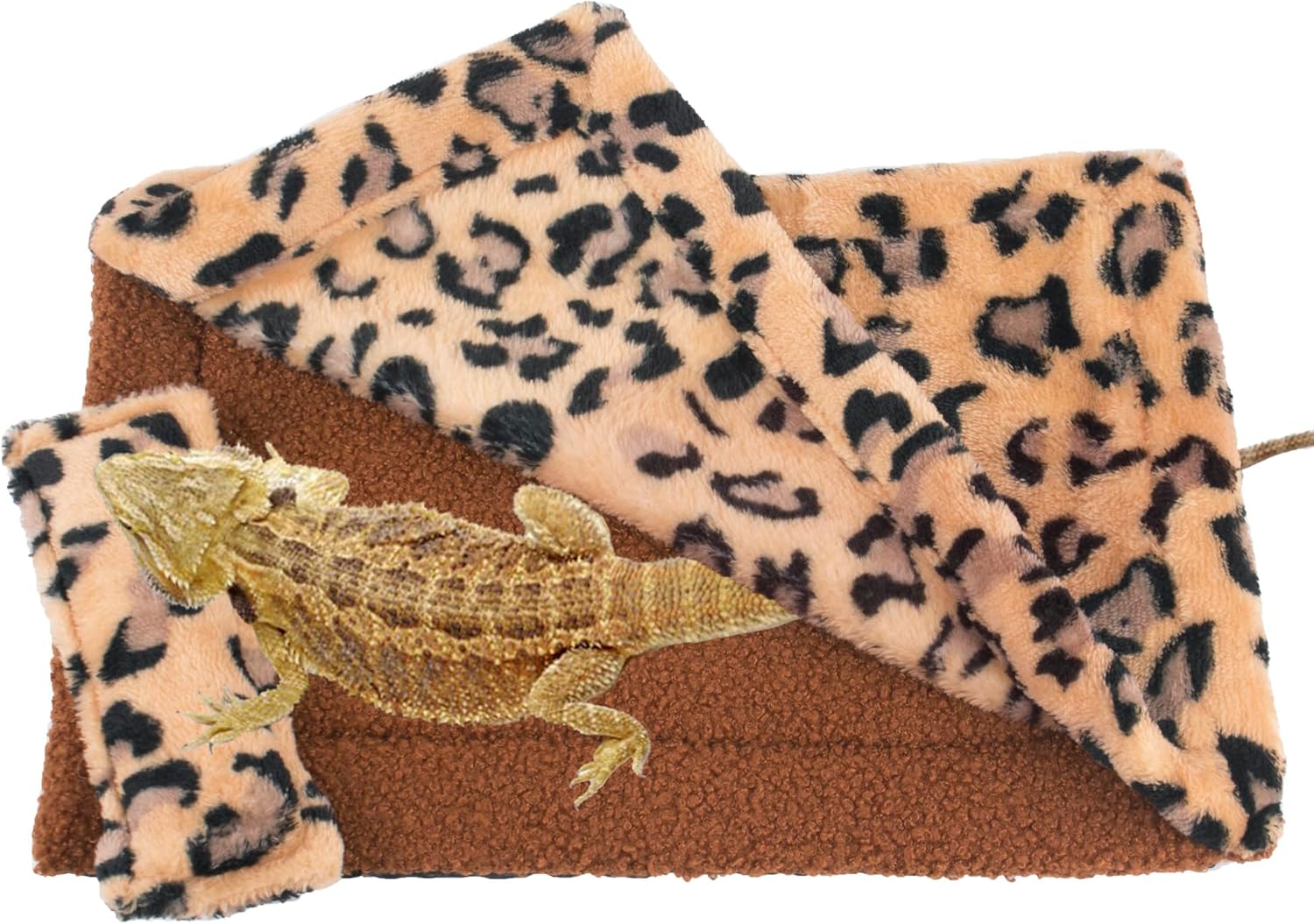 ADOGGYGO Bearded Dragon Bed with Pillow Blanket, Bearded