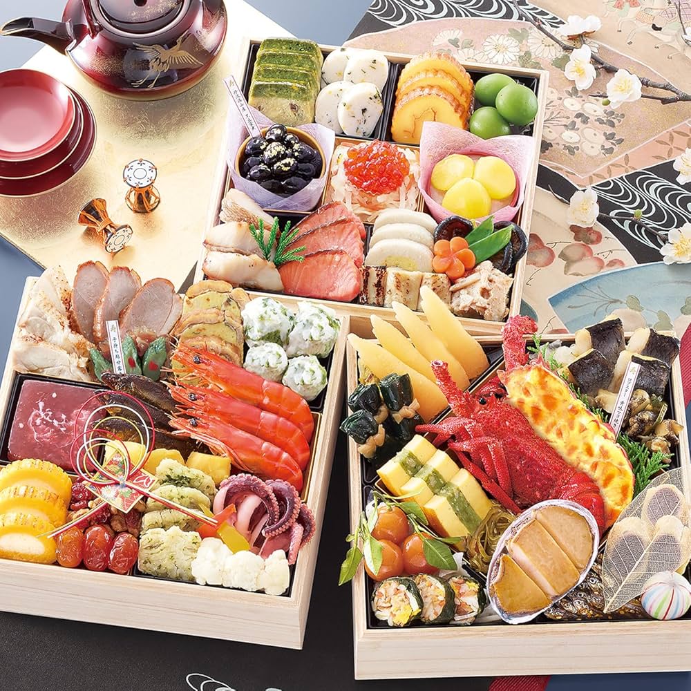 Amazon.co.jp: 【冷蔵 盛付済 おせち 解凍不要】京都岡﨑 「味ま